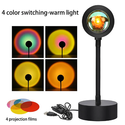 LED Sunset Projection Lamp