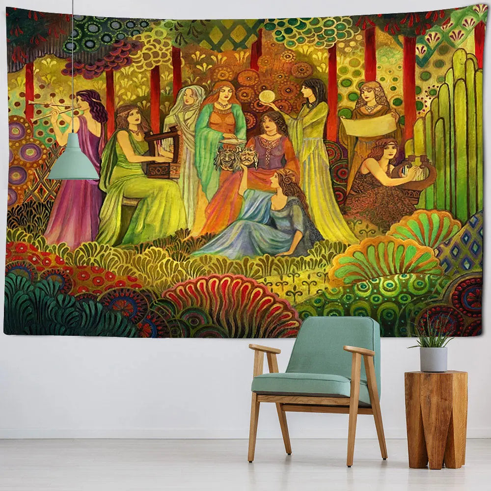 Classical Figure Tapestry Decor