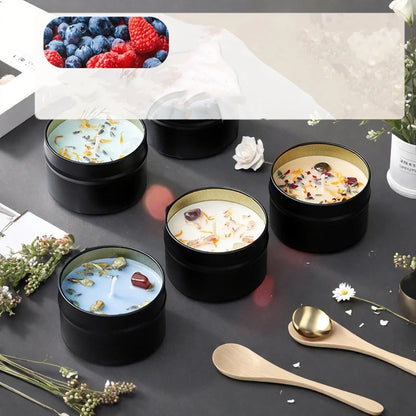Crystal Soy Wax Scented Candle in High-End Iron Tin