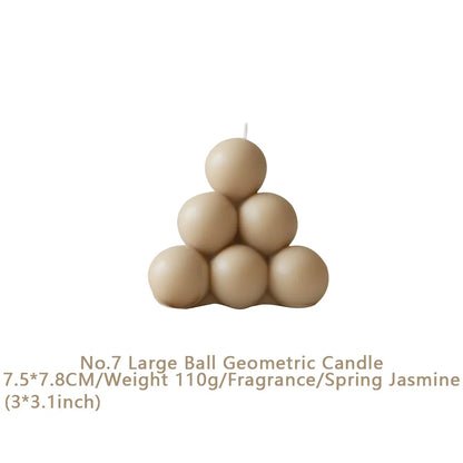 Handmade Geometric Scented Candle