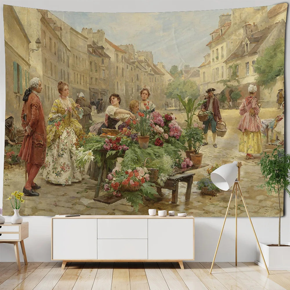 Classical Figure Tapestry Decor