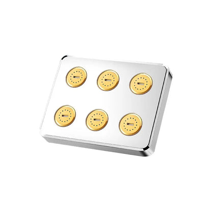 360° Mini-Surround High Pressure Square Shower Head