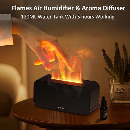 Mini Flame Aroma Diffuser &amp; Humidifier