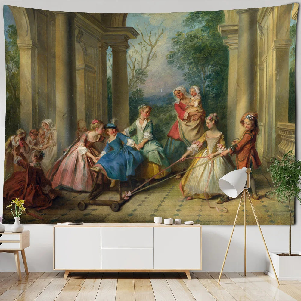 Classical Figure Tapestry Decor