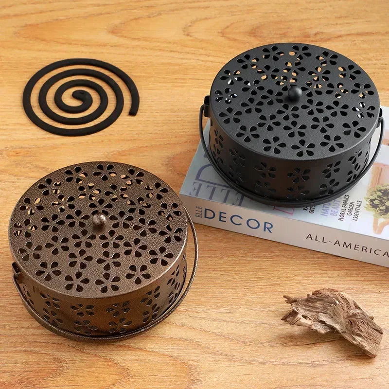 Metal Mosquito Coil Burner Box