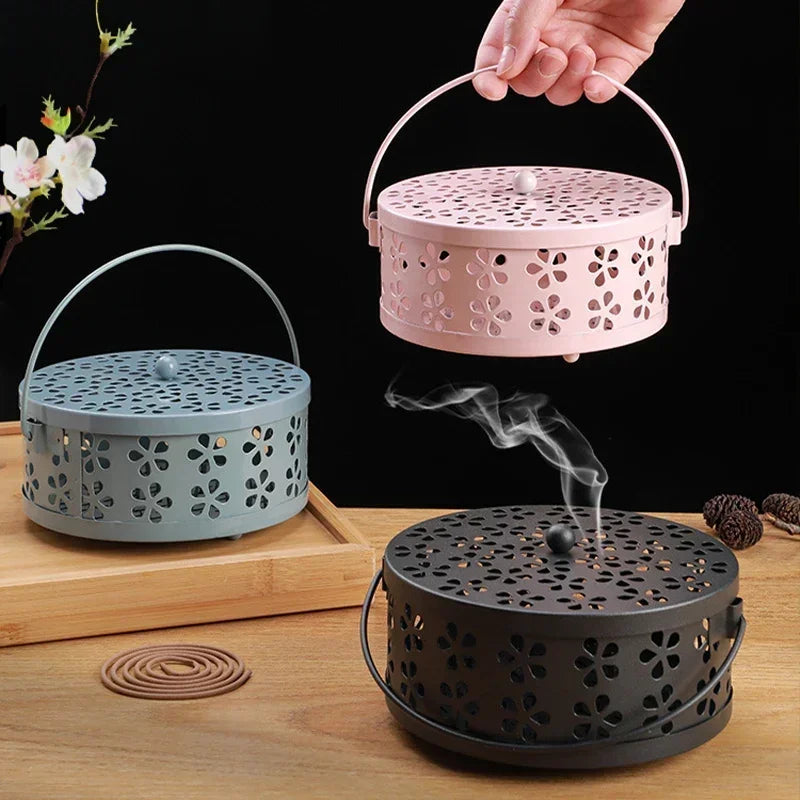 Metal Mosquito Coil Burner Box