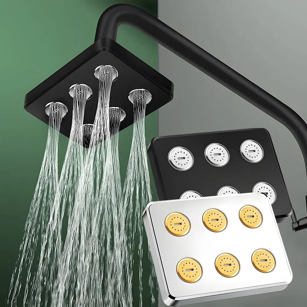 360° Mini-Surround High Pressure Square Shower Head