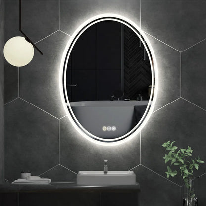 Luxury Oval LED Bathroom Mirror