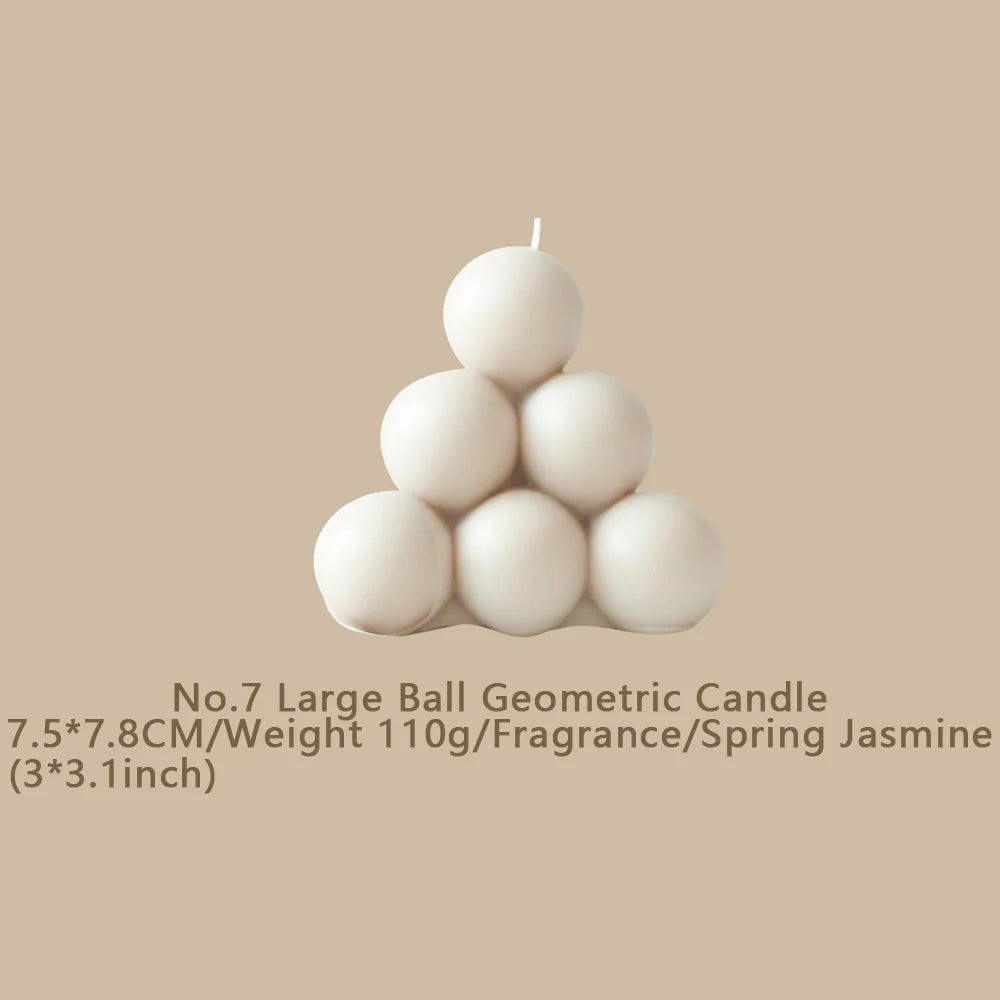 Handmade Geometric Scented Candle
