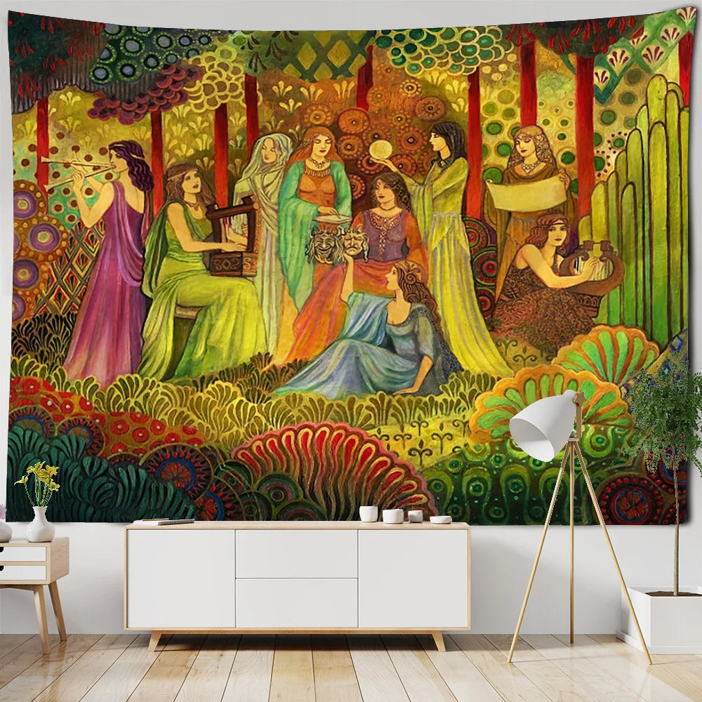 Classical Figure Tapestry Decor