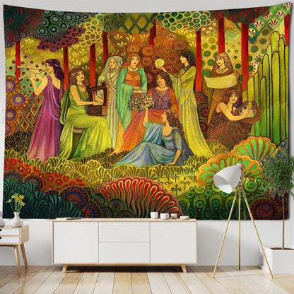 Classical Figure Tapestry Decor