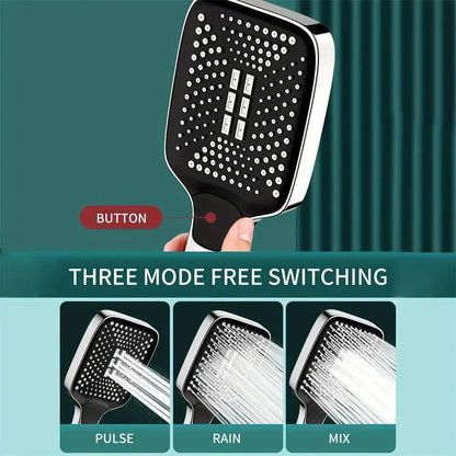 Adjustable 3-Mode High Pressure Shower Head
