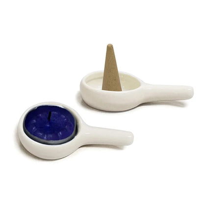 Ceramic Oil Burner &amp; Candle Holder