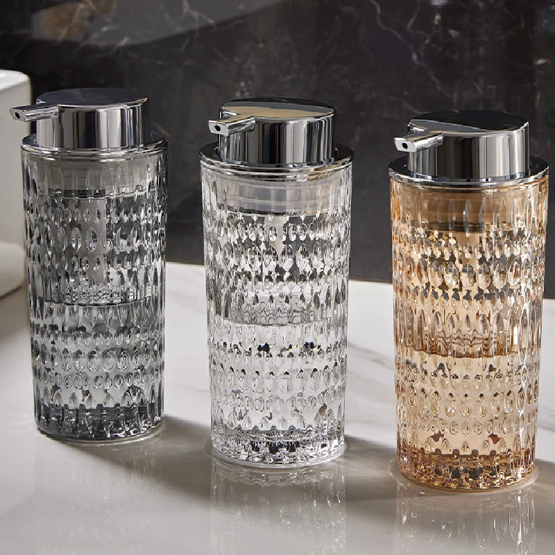 Glass Soap &amp; Shampoo Dispenser (350ml)