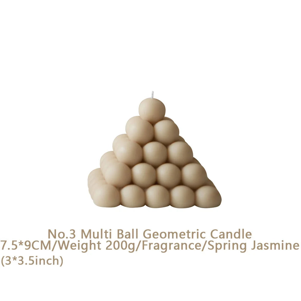 Handmade Geometric Scented Candle