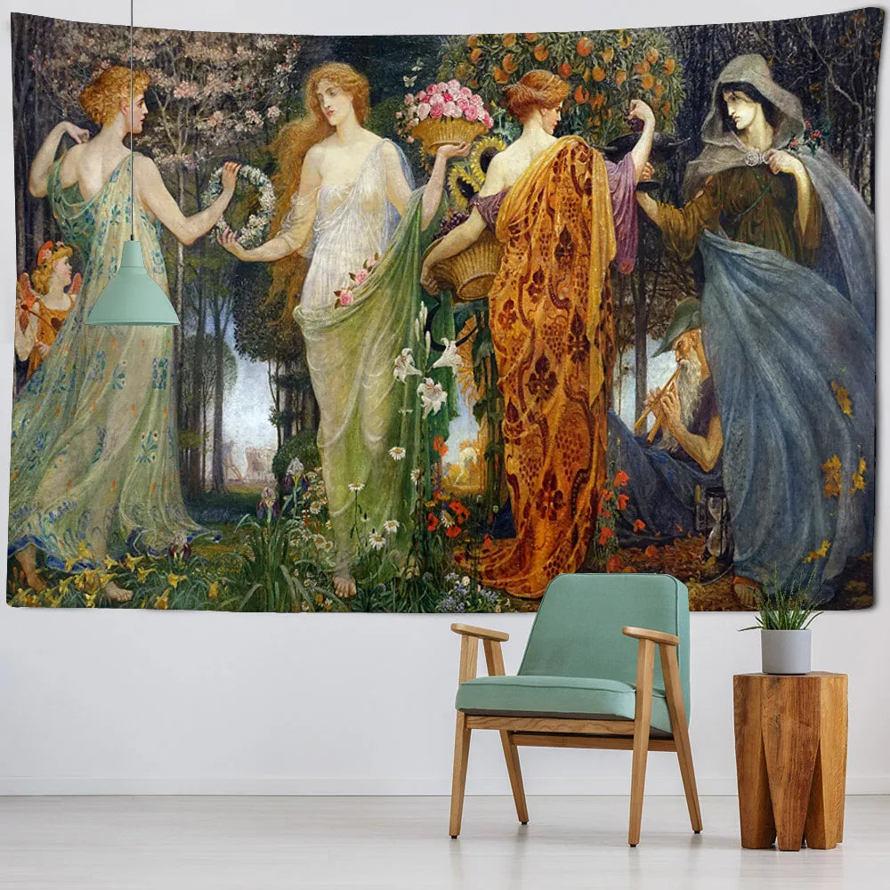 Classical Figure Tapestry Decor