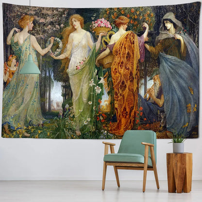 Classical Figure Tapestry Decor