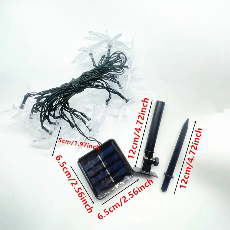 Solar Dragonfly Garden Lights