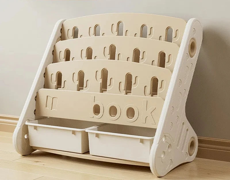 Children’s Floor Bookshelf &amp; Toy Organizer