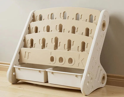 Children’s Floor Bookshelf &amp; Toy Organizer