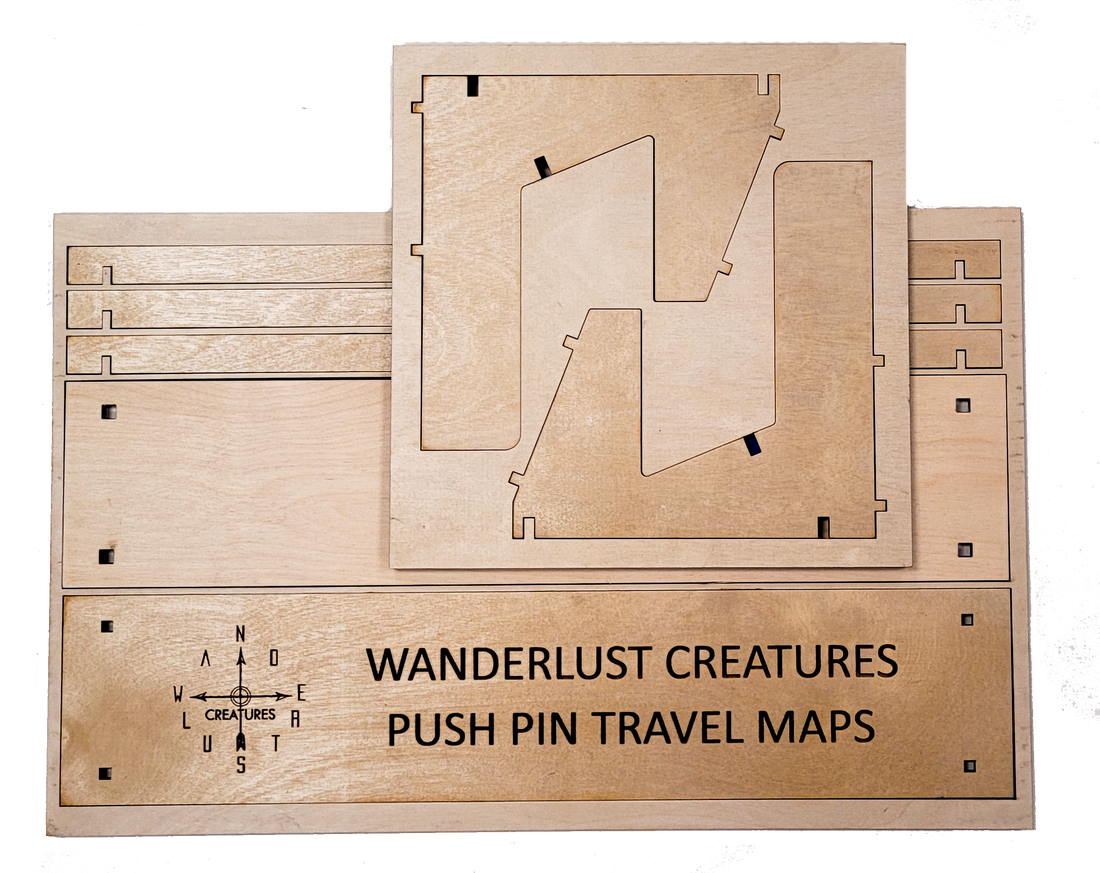 Retail Display Stand | 24 x 14 Maps | 1 Unit