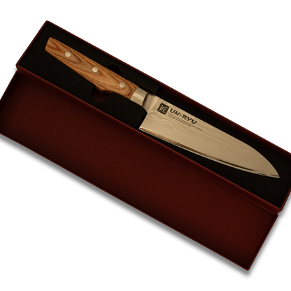 Un‑Ryu VG‑10 33‑Layer 170 mm Santoku Knife