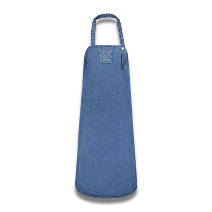 WITLOFT - Apron Denim Medium Long - Mid Blue