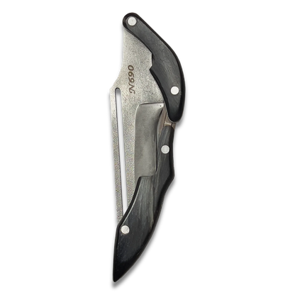 Ginza Steel - X Fold N690 Blade Folding Knife with Ram Horn handle