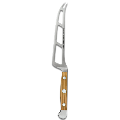 ALPHA OLIVE | Cheese Knife 6 &quot; | Olive wood handle