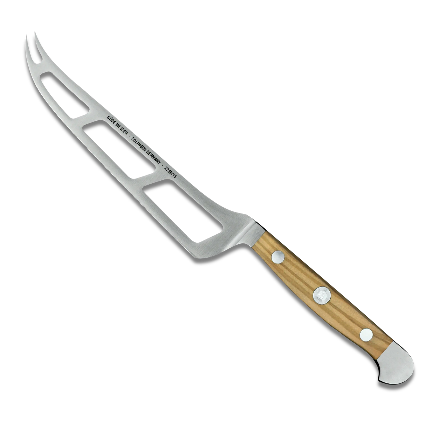 ALPHA OLIVE | Cheese Knife 6 &quot; | Olive wood handle