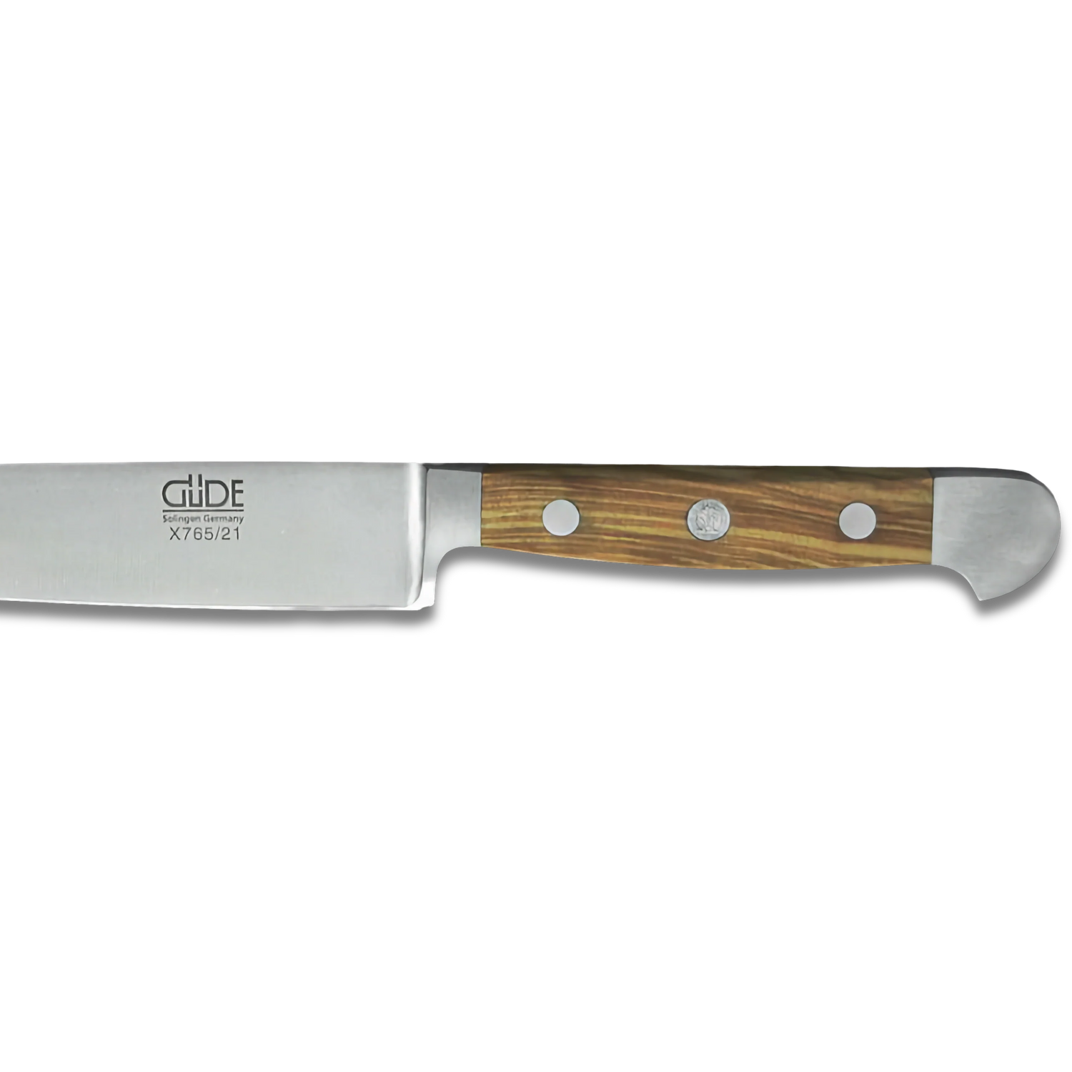 ALPHA OLIVE | Slicing / HAM Knife 8&quot; | Forged Steel / Olive wood handle
