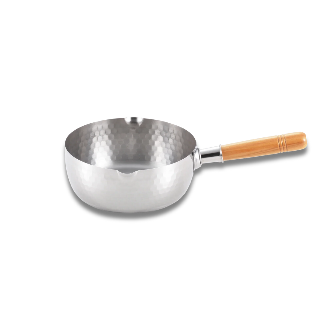 Yoshikawa Yukihira Saucepan 20 cm Stainless Steel | 2.1 L with Wooden Handle
