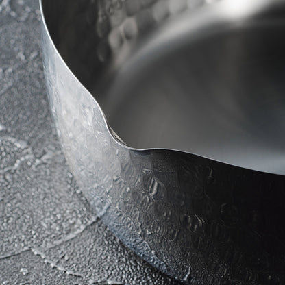 Yoshikawa Yukihira Saucepan 20 cm Stainless Steel  | 2.1 L with Wooden Handle