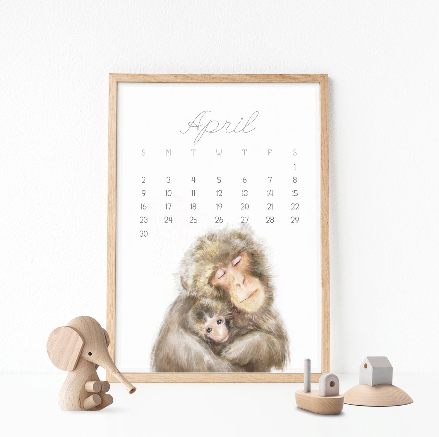 2026 Desk Calendar: Baby &amp; Mommy
