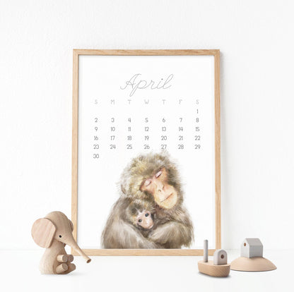 2026 Desk Calendar: Baby &amp; Mommy