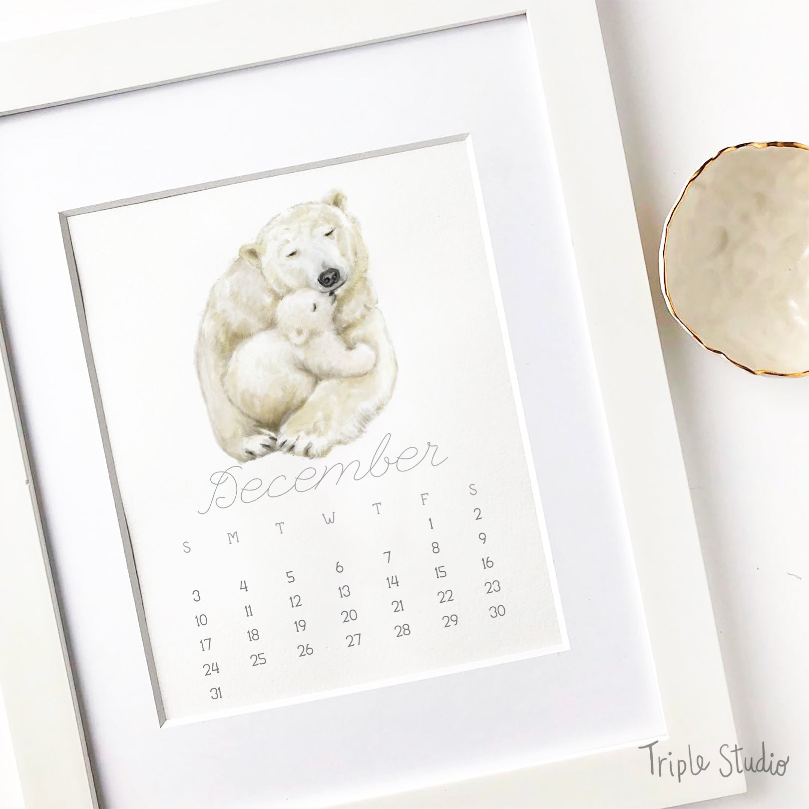 2026 Desk Calendar: Baby &amp; Mommy