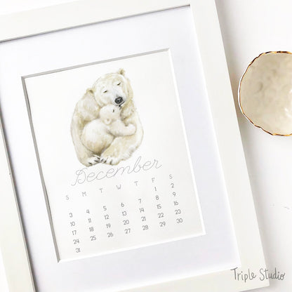 2026 Desk Calendar: Baby &amp; Mommy