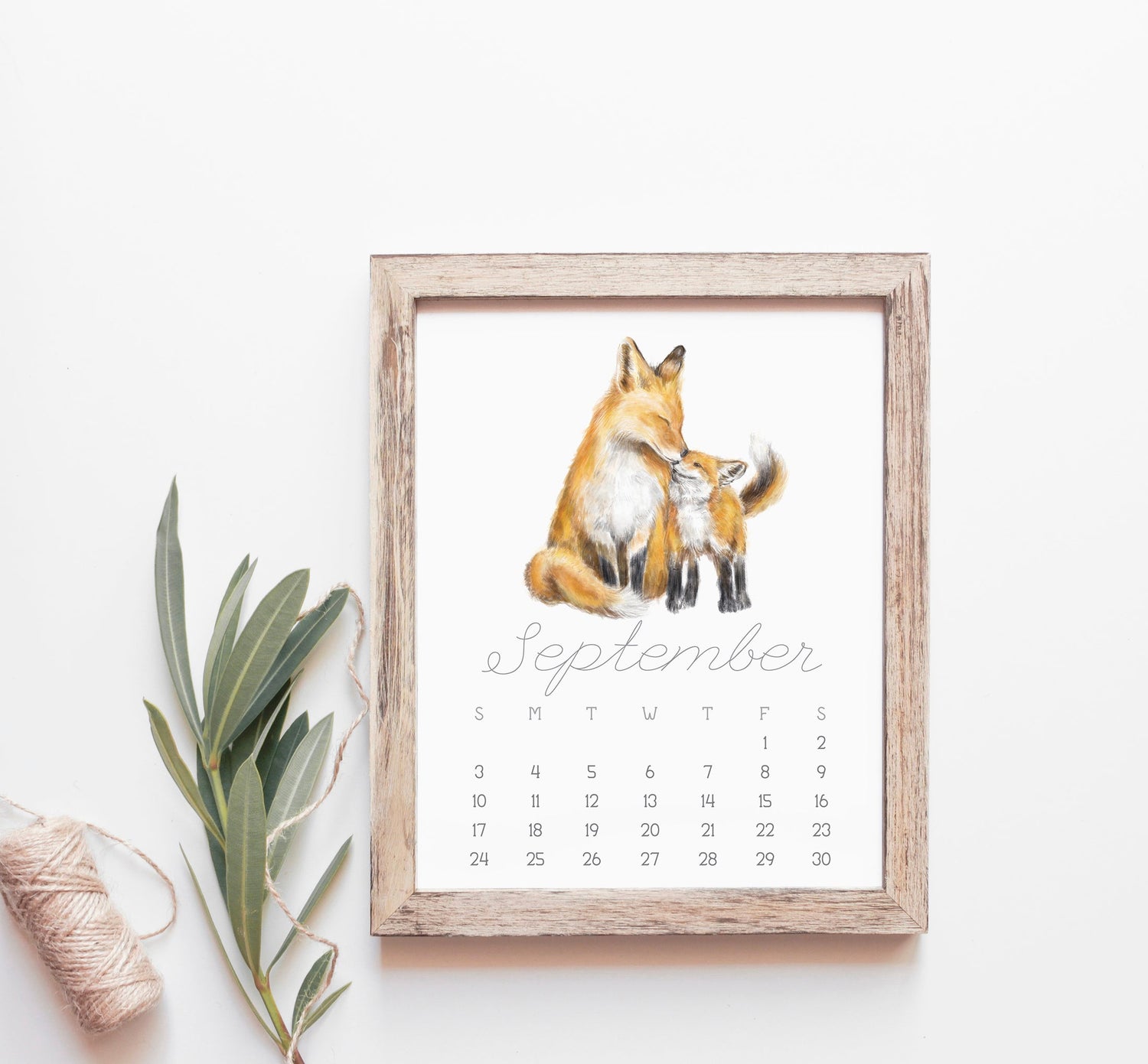2026 Desk Calendar: Baby &amp; Mommy