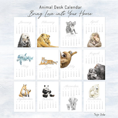 2026 Desk Calendar: Baby &amp; Mommy