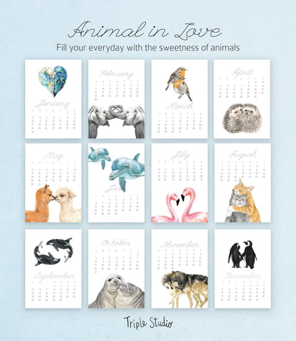 2026 Desk Calendar: Dear Love
