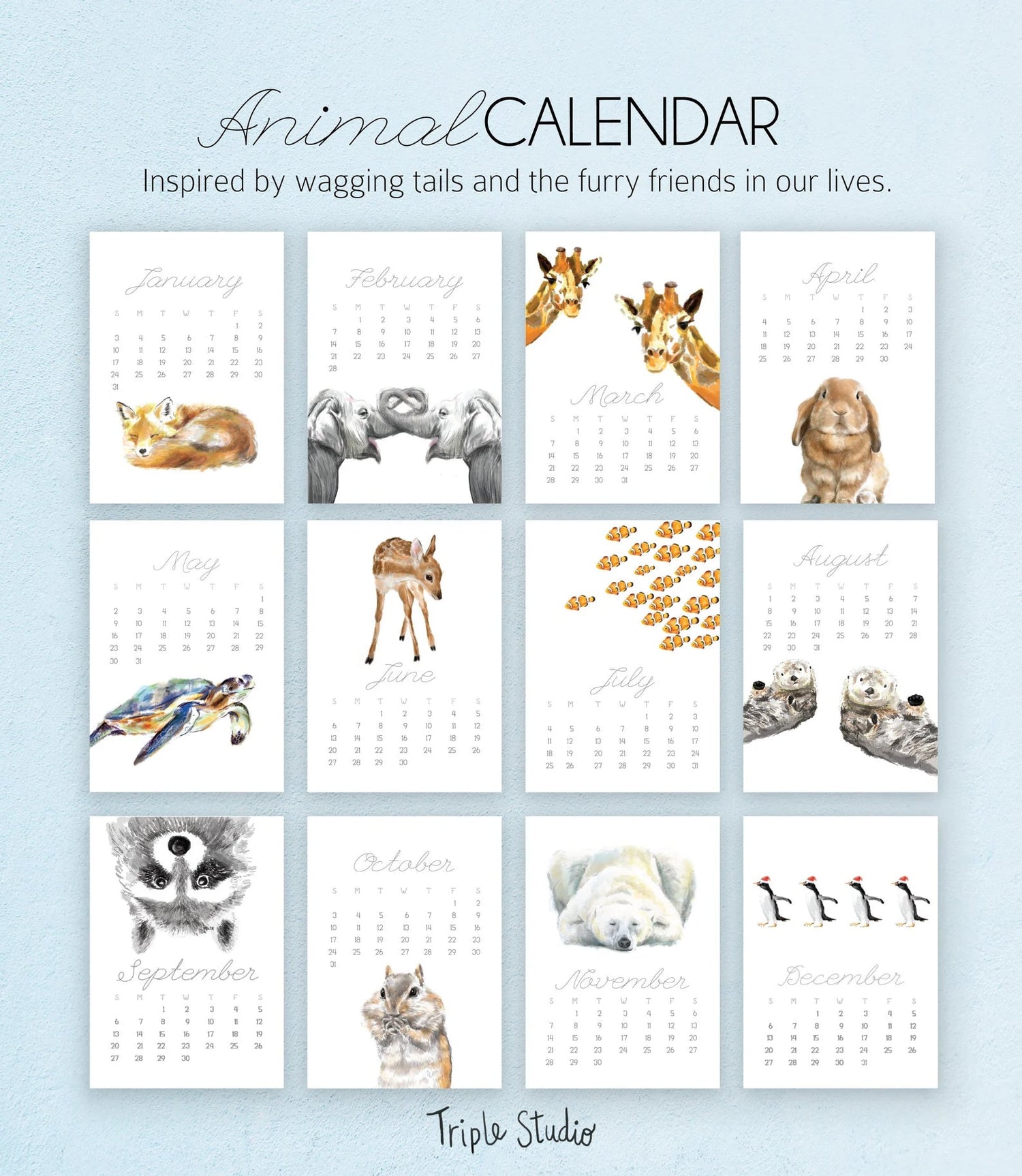 2026 Desk Calendar: Original