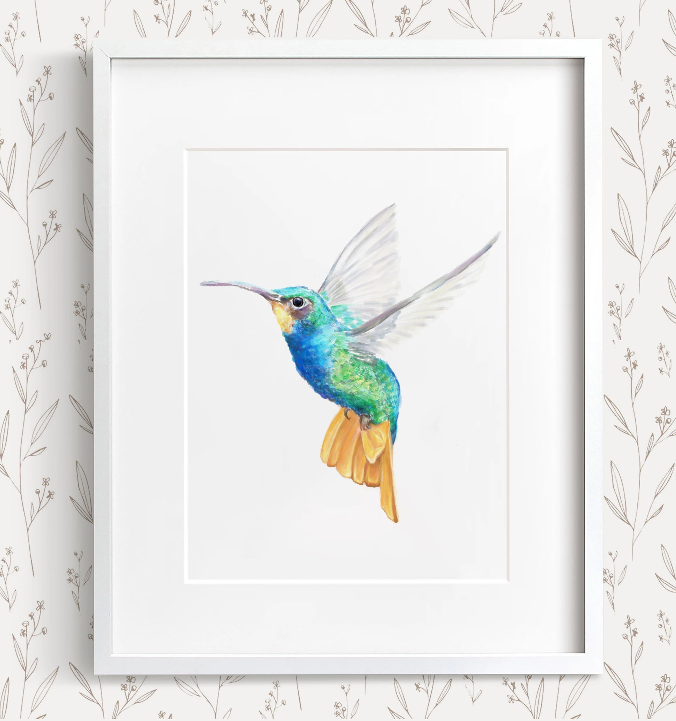Hummingbird Art Print