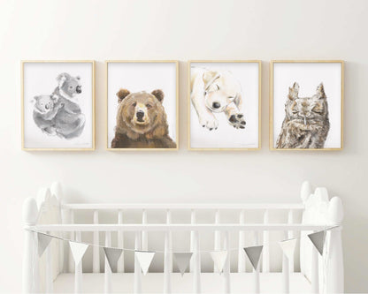 Puppy Dog Art Print: Original Watercolor Painting