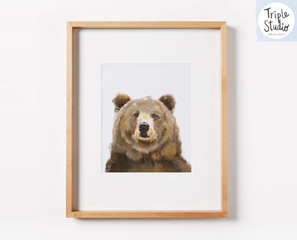 Grizzly Bear Art Print