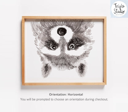 Raccoon Art Print