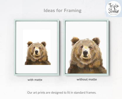 Grizzly Bear Art Print