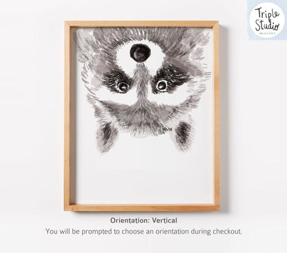 Raccoon Art Print