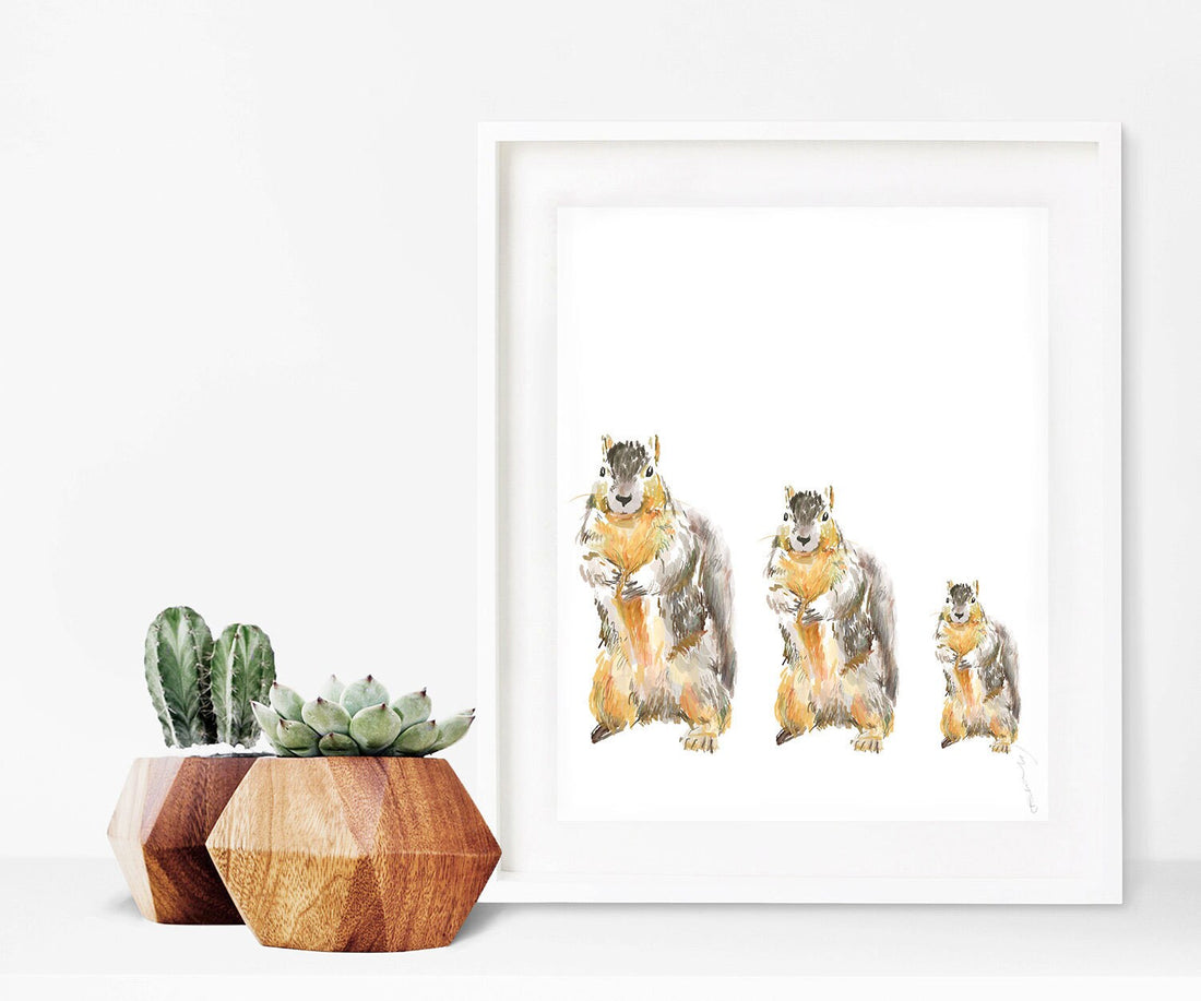 Squirrel Art Print