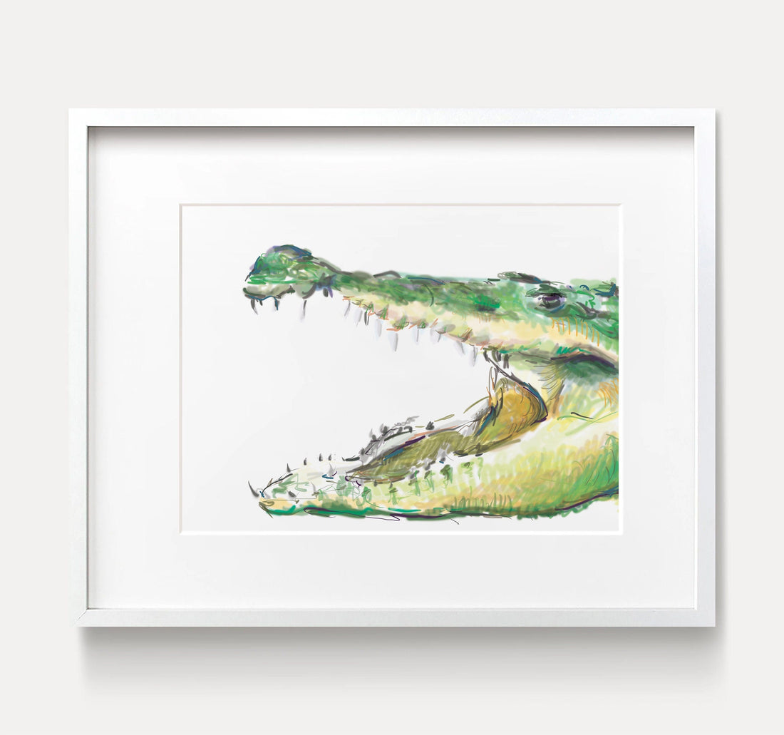 Alligator Nursery Art