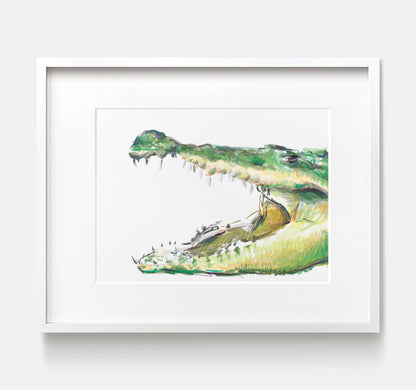 Alligator Nursery Art
